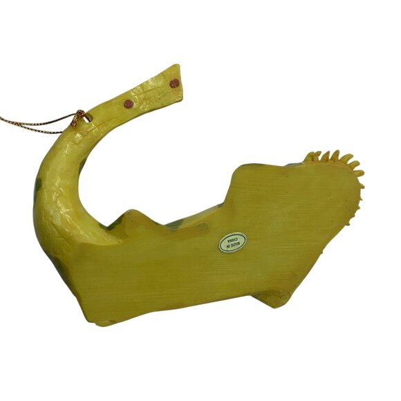 Artaqua Yellow Spotted Aquarium Fish Ornament Hand-Painted Terrarium Decor - Picture 4 of 5